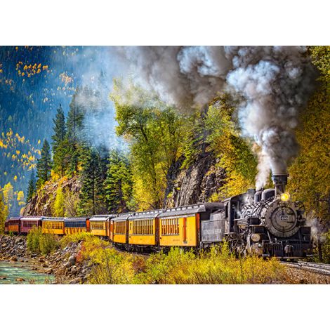 Puzzle Castorland 300el Wycieczka pociągiem parowym - 2